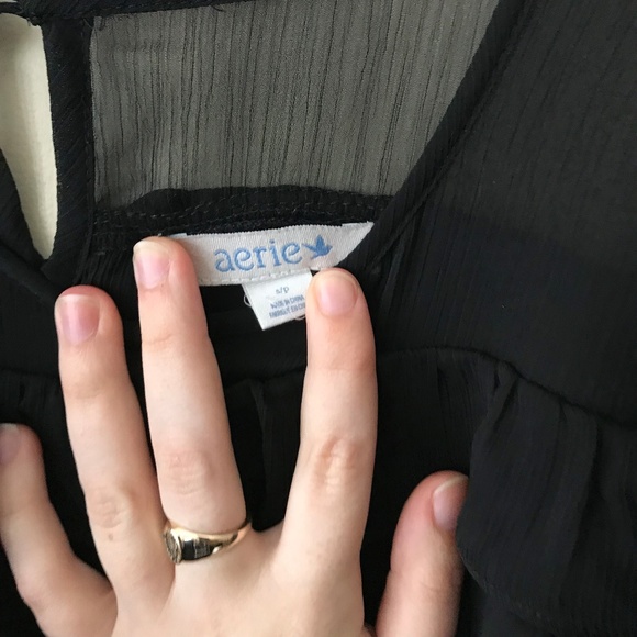 Aerie LBD ruffle dress - Picture 4 of 7